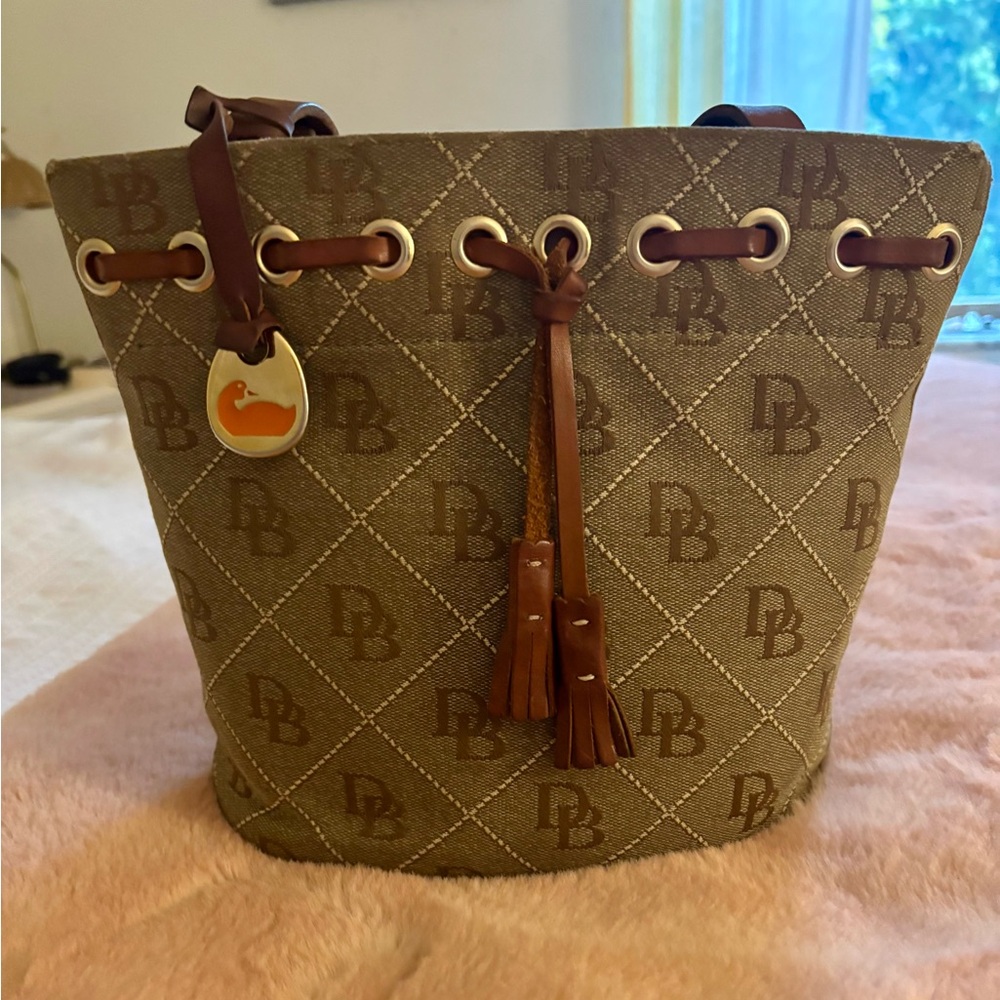 Dooney & Bourke Brown Bucket Bag Adorable